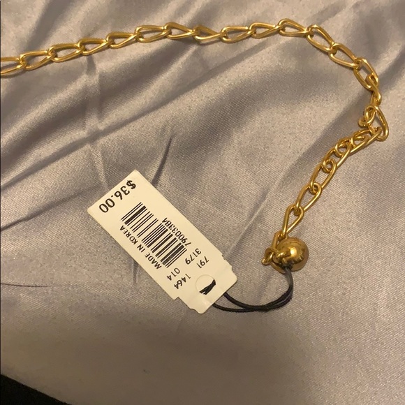 The Limited goldtone belt NWT crystal accents - Picture 2 of 7